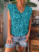 Load image into Gallery viewer, Casual Zebra Print T-Shirt