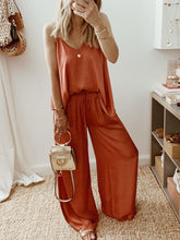 Load image into Gallery viewer, Casual Loose Sleeveless V-neck Jumpsuit
