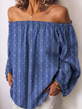 Load image into Gallery viewer, Long Sleeve Cotton Stripes Shirts & Tops