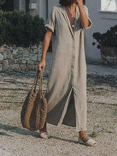 Load image into Gallery viewer, Casual Loose Solid Color Dress