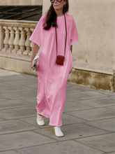 Load image into Gallery viewer, Solid Color Loose Dress