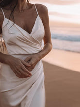 Load image into Gallery viewer, Deep V Sling Waist Evening Dress