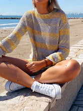 Load image into Gallery viewer, Casual Striped Loose Suit