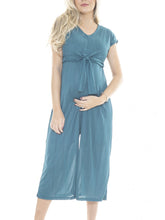 Load image into Gallery viewer, Short-Sleeved Lace-Up Casual Pregnant Women'S Jumpsuit