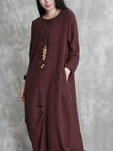 Load image into Gallery viewer, Casual Fashion Solid Color Loose Dress