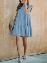 Load image into Gallery viewer, Romantic Sweet Simple Casual Loose Mini Dress
