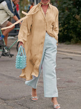 Load image into Gallery viewer, Casual Loose Solid Color Button Two-piece Suit