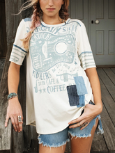 Load image into Gallery viewer, Casual Printed Short-Sleeved T-Shirt