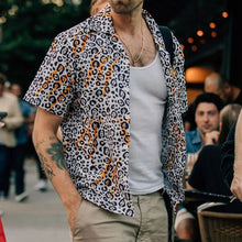 Load image into Gallery viewer, Men Street Style Leopard Printed Shirt