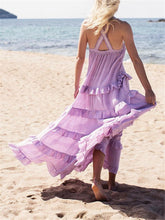 Load image into Gallery viewer, Bohemian Elegant Holiday Maxi Dress