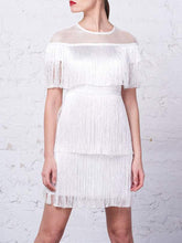 Load image into Gallery viewer, Sexy Fringed Hollow Party Dress