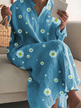 Load image into Gallery viewer, Fashionable Daisy Print Casual Wild Dress