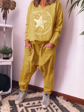 Load image into Gallery viewer, Long Sleeve V-neck Printed Loose Women's Suit