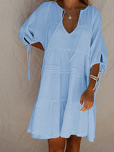 Load image into Gallery viewer, Fashion Casual V-neck Dress