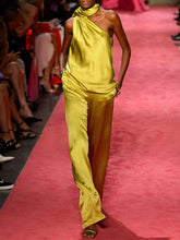 Load image into Gallery viewer, Fashion Casual Solid Color Sleeveless Two-piece Suit