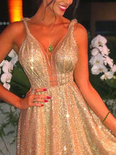 Load image into Gallery viewer, Elegant Sexy Shiny Backless Evening Dress