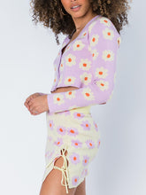 Load image into Gallery viewer, V-neck Floral Print Knit Suit