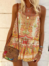 Load image into Gallery viewer, Bohemian Casual Loose Strap Floral Dress