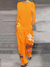 Load image into Gallery viewer, Casual Loose Fashion Floral Jumpsuit
