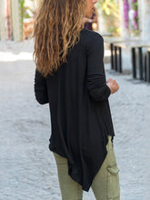 Load image into Gallery viewer, V-Neck Irregular Hem Long Sleeve Casual Tops