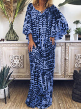 Load image into Gallery viewer, Casual Fashion Tie-dye Print Dress