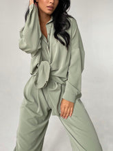 Load image into Gallery viewer, Loose Long Sleeve Shirt Casual Trousers Women's Suit