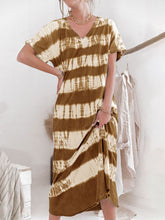 Load image into Gallery viewer, Tie-Dye Short Sleeve Dress