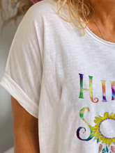 Load image into Gallery viewer, Vintage Round Neck Casual Printed T-Shirts Tops