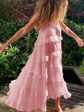 Load image into Gallery viewer, Bohemian Elegant Holiday Maxi Dress