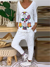 Load image into Gallery viewer, Casual Loose Long Sleeve Top Pants Suit