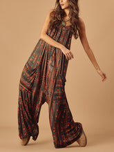 Load image into Gallery viewer, Bohemian Printed Loose Casual Jumpsuit