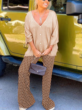 Load image into Gallery viewer, V-Neck Printed Trouser Suit