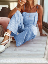 Load image into Gallery viewer, Casual Striped Sleeveless Suit