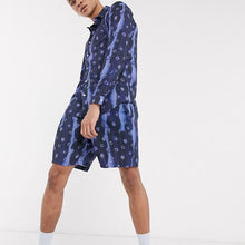 Load image into Gallery viewer, Men Printed Stripes Loose Two-Piece Suit