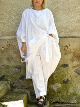 Load image into Gallery viewer, Round Neck Loose Tops Casual Pants Two-piece Set