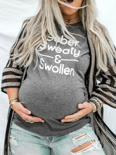 Load image into Gallery viewer, Fashionable Wild Letter Printed Maternity Top