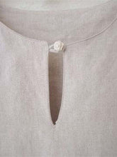 Load image into Gallery viewer, Pure Color Round Neck Long Sleeve Loose Casual Dress