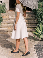 Load image into Gallery viewer, Graceful V-neck Loose Midi Dress