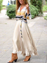 Load image into Gallery viewer, Elegant Vintage V-Neck Top Skirt Suit