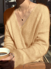 Load image into Gallery viewer, Autumn Winter Pure Color Knitted Warm Sweater for Women