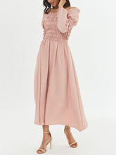 Load image into Gallery viewer, Single Collar Solid Color Elegant Dress