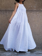 Load image into Gallery viewer, Fashionable Solid Color Hem Loose Dress