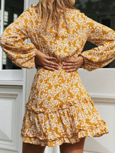 Load image into Gallery viewer, Knotted Ruffled Casual Dress