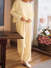 Load image into Gallery viewer, Simple Casual Tops And Pants Set