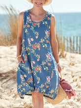 Load image into Gallery viewer, Printed Casual Pocket Dress