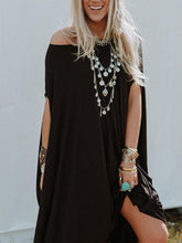 Load image into Gallery viewer, Solid Color Casual Dress