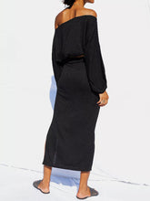 Load image into Gallery viewer, Solid Color Long Sleeve Casual Two-piece Suit