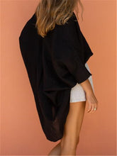 Load image into Gallery viewer, Solid Color V-neck Loose Shirt Suit