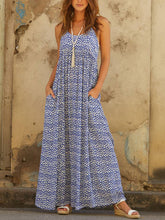 Load image into Gallery viewer, Floral Dress with Bohemian Suspenders