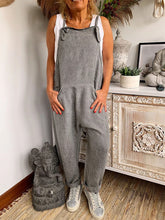 Load image into Gallery viewer, Simple Casual Plain Sling Jumpsuit